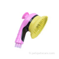 Tête de douche pour animaux de compagnie Baignade Douche Pulvérisateur Brosse